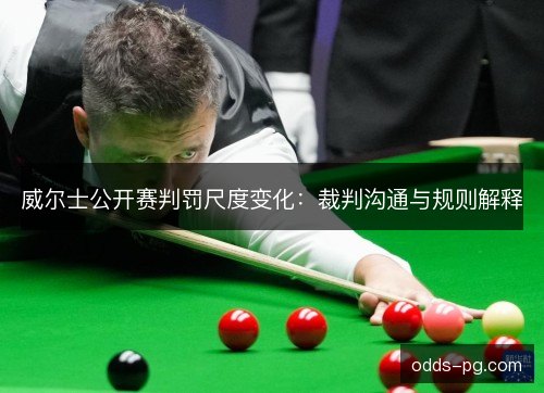 威尔士公开赛判罚尺度变化：裁判沟通与规则解释